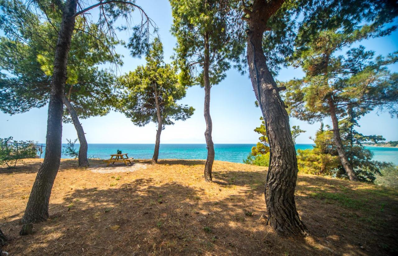 Summerday Villa Private Beach Néa Iráklia Exterior foto